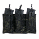 Tactical Assault Gear TAG MOLLE Shingle-Pistol Enhanced 3 Mag Pouch, Mc Black 835993