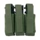 Tactical Assault Gear Triple Multi-Caliber Pistol Pouch, Ranger Green, 834412
