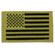 Tactical Assault Gear Velcro US Nylon/IR Flag US Flag Patches Left, Coyote Tan 831234