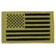 Tactical Assault Gear Velcro US Nylon/IR Flag US Flag Patches Left, Coyote Tan 831234