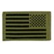 Tactical Assault Gear Velcro US Nylon/IR Flag US Flag Patches Right, Ranger Green 831232