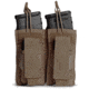 Tacticon Armament Rifle &amp; Pistol Double Mag Pouch, Coyote Brown, CBK2/K2-BP-CB