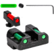Tag Precision Glock Slim TSF TAC Pistol Sights Fiber Optic, 42, 43, 43X, 48 Excludes M.O.S. Models, Black, 001BE005BG