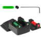 Tag Precision Novak TSF TAC CMDR/OFC/DEF 9MM/.40 S&amp;W Pistol Sights Fiber Optic, 1911 Models .270 in Front .500 in Rear, Black, 063BE063BG