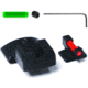 Tag Precision Novak TSH TAC GOVT .45 ACP Pistol Sights Fiber Optic, 1911 Models .260 in Front .450 in Rear, Black, 061BE061PN