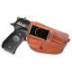 Tagua Gunleather 1911-3in. Compact Brown/Right Hand Holster, Brown IPH4-207