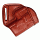 Tagua Gunleather Middle Back Holster, Brown, Right Hand, MBH-007