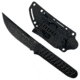 Takumitak Ninja Fixed Blade Knife, 4.25in, 3Cr13 Blade, Trailing Point, FRN, Black, TKF313