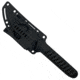 Takumitak Ninja Fixed Blade Knife, 4.25in, 3Cr13 Blade, Trailing Point, FRN, Black, TKF313
