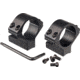 Talley 1 in Model 700-721-722-725-40X Low Ultralight Rifle Scope Rings, Black Anodize, 930700UL