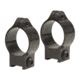 Talley 3/8in Dovetail 1in Riflescope Rings, Low, 1 Pair, Black, 38AL10L
