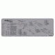 Tekmat Armorers Bench Mat 12''x36'' Ar-15 Grey