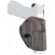 Texas 1836 Clip-On Outside The Waistband Holster, Right Hand, SIG Sauer P320 Compact, Glock 19, With No Attachment, Brown, TX-CO-OWB-522