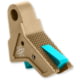 The Gun Company Gen 1-5 TWP Trigger, FDE Shoe/Teal Safety, FDE/Teal, TGC-TWP-TRG-FDE-TEAL