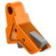 The Gun Company Gen 1-5 TWP Trigger, Orange Shoe/Gray Safety, Orange/Gray, TGC-TWP-TRG-OR-GRY