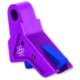 The Gun Company Gen 1-5 TWP Trigger, Purple Shoe/Blue Safety, Purple/Blue, TGC-TWP-TRG-PRP-BLU