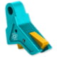 The Gun Company Gen 1-5 TWP Trigger, Teal Shoe/Gold Safety, Teal/Gold, TGC-TWP-TRG-TEAL-GOLD