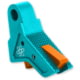 The Gun Company Gen 1-5 TWP Trigger, Teal Shoe/Orange Safety, Teal/Orange, TGC-TWP-TRG-TEAL-OR