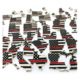 Thin Blue Line Alabama, Thin Red Line American Flag Pin - AL-TRL-PIN