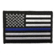 Thin Blue Line American Flag Patch, Velcro, 2 X 3 Inches, Thin Blue Line - TBL-PTC-1