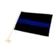 Thin Blue Line Car Flag, Thin Blue Line - BLUE-BLACK-CAR