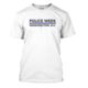 Thin Blue Line Men's Police Week Shirt, White - MEN-PW-XXL