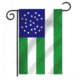 Thin Blue Line Nypd Garden Flag, 12 X 18 Inches, Green - GARDEN-NYPD-12X18