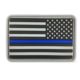 Thin Blue Line Reverse - Pvc Patch, Thin Blue Line - TBL-PVC-REV