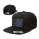 Thin Blue Line Snapback - Subdued American Flag - GRAYTBL-SNAP