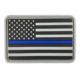 Thin Blue Line Standard - Pvc Patch, Thin Blue Line - TBL-PVC-AM