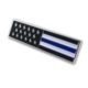 Thin Blue Line Uniform Pin - American Flag, Thin Blue Line - PIN-UNIFORM