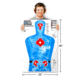 Thompson Target B27-IMZ Life Size 25x38in Silhouette Paper Shooting Targets, 25 Pack, Blue, 2XL, 0280-25