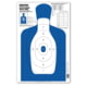 Thompson Target B27Q Blue Half-Size 12.5x19in Human Silhouette Targets, 30 Pack, Blue, Large, 0277-30