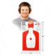 Thompson Target B27Q Red Half-Size 12.5x19in Human Silhouette Targets, 30 Pack, Red, Large, 0275-30