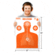 Thompson Target Basic Training Silhouette 19x25in Life Size Economy Paper Shooting Targets, 20 Pack, Orange, Extra Large, 1601-20