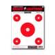 Thompson Target Bright Lightning 9x12in Paper Shooting Targets, 50 Pack, Red, Small, 6821-50