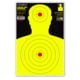 Thompson Target Center-Fire Life Size 12.5x19in Silhouette Paper Shooting Targets, 30 Pack, Yellow, Large, 6452-30