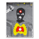 Thompson Target Crazy-Bones Knife Paper Shooting Targets 19x25in, 20 Pack, Yellow, Extra Large, 0656-20