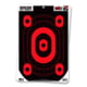 Thompson Target HALO B27-SHIELD Defensive Training Reactive Splatter Targets 12.5x19, 10 Pack, Black/Red, Large, 4650-10