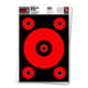 Thompson Target HALO Bullseye 10&amp;3 Reactive Splatter Targets 12.5x19, 10 Pack, Black/Red, Large, 4641-10