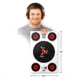 Thompson Target HALO Bullseye 10&amp;4 Reactive Splatter Targets 12.5x19, 10 Pack, Black/Red, Large, 4640-10