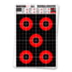 Thompson Target HALO Trouble-Shooter Diagnostic Reactive Splatter Targets 12.5x19, 10 Pack, Black/Red, Large, 4646-10