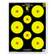 Thompson Target Neon Bullseye Ultra Bright Paper Shooting Targets 19x25, 20 Pack, Yellow, Extra Large, 4100-20