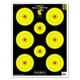 Thompson Target Neon Bullseye Ultra Bright Paper Shooting Targets 19x25, 20 Pack, Yellow, Extra Large, 4100-20