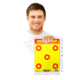 Thompson Target Sight Bright 9x12 Paper Shooting Targets, 50 Pack, Yellow, Small, 2221-50