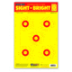 Thompson Target Sight Bright Ultra Bright Paper Shooting Targets 12.5x19, 30 Pack, Yellow, Large, 2222-30