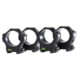 Tier One 11mm Dovetail Rings, Black, 30mm High, T111D30H