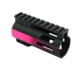 Tiger Rock AR-15 4in M-Lok Super Slim Free Float Handguard w/2in &amp; 3in M-Lok Rail Sections, Cerakote, Gradient, Pink, Small, FML-4-PNK-GRADIENT