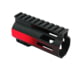 Tiger Rock AR-15 4in M-Lok Super Slim Free Float Handguard w/2in &amp; 3in M-Lok Rail Sections, Cerakote, Gradient, Red, Small, FML-4-RED-GRADIENT