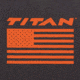 Titan Fire Youth Bow Case, Fits Bows up to 40inL, Including Genesis Bows, Gray/Orange, 6103